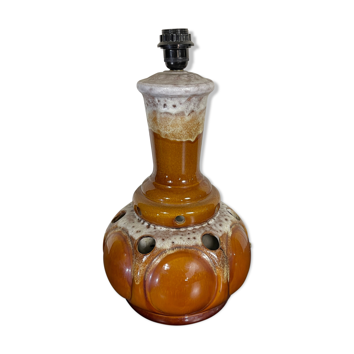 Vintage ceramic lamp stand