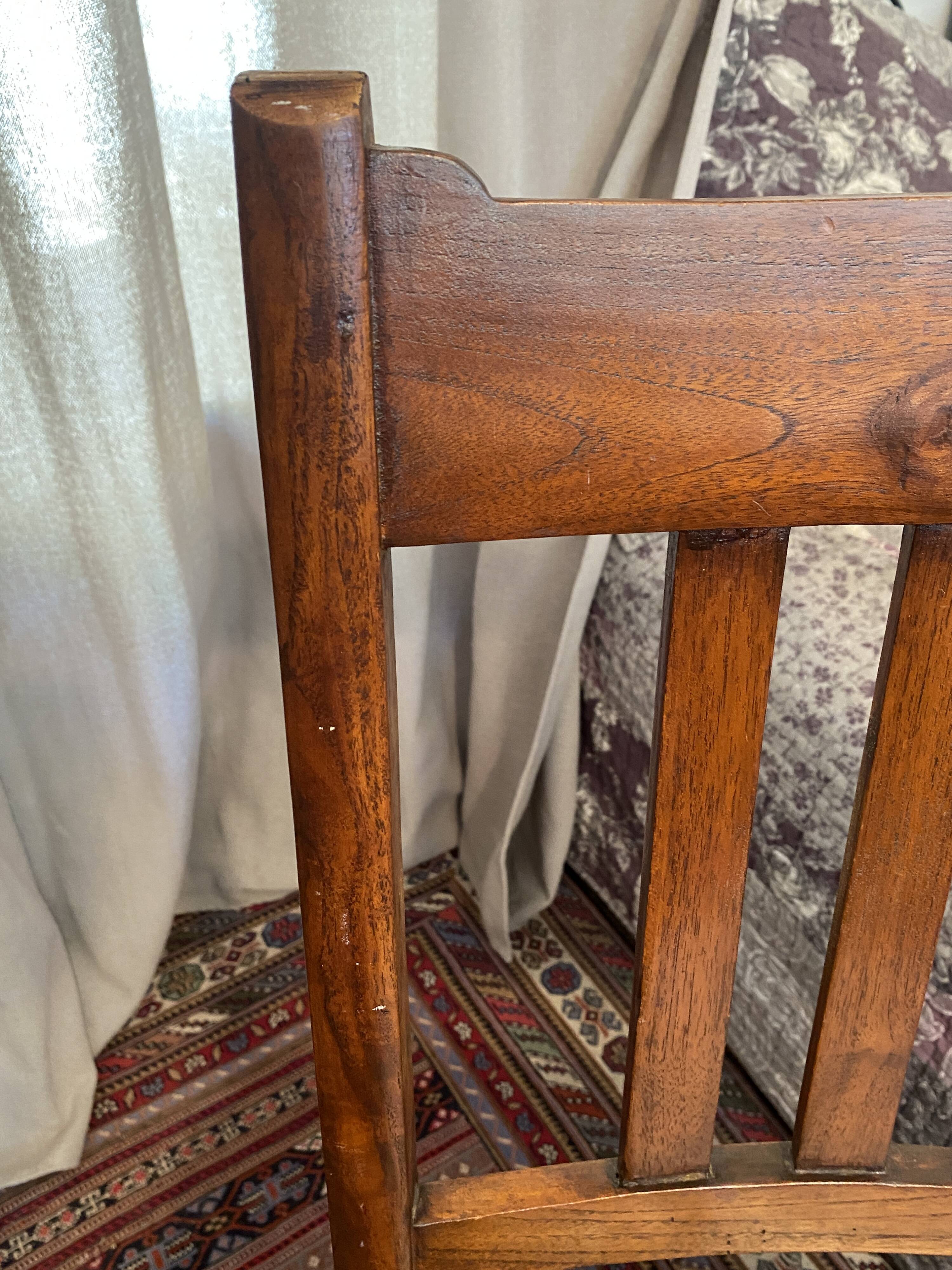 Solid wood ladder chair