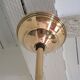 Suspension opaline flower and vintage brass
