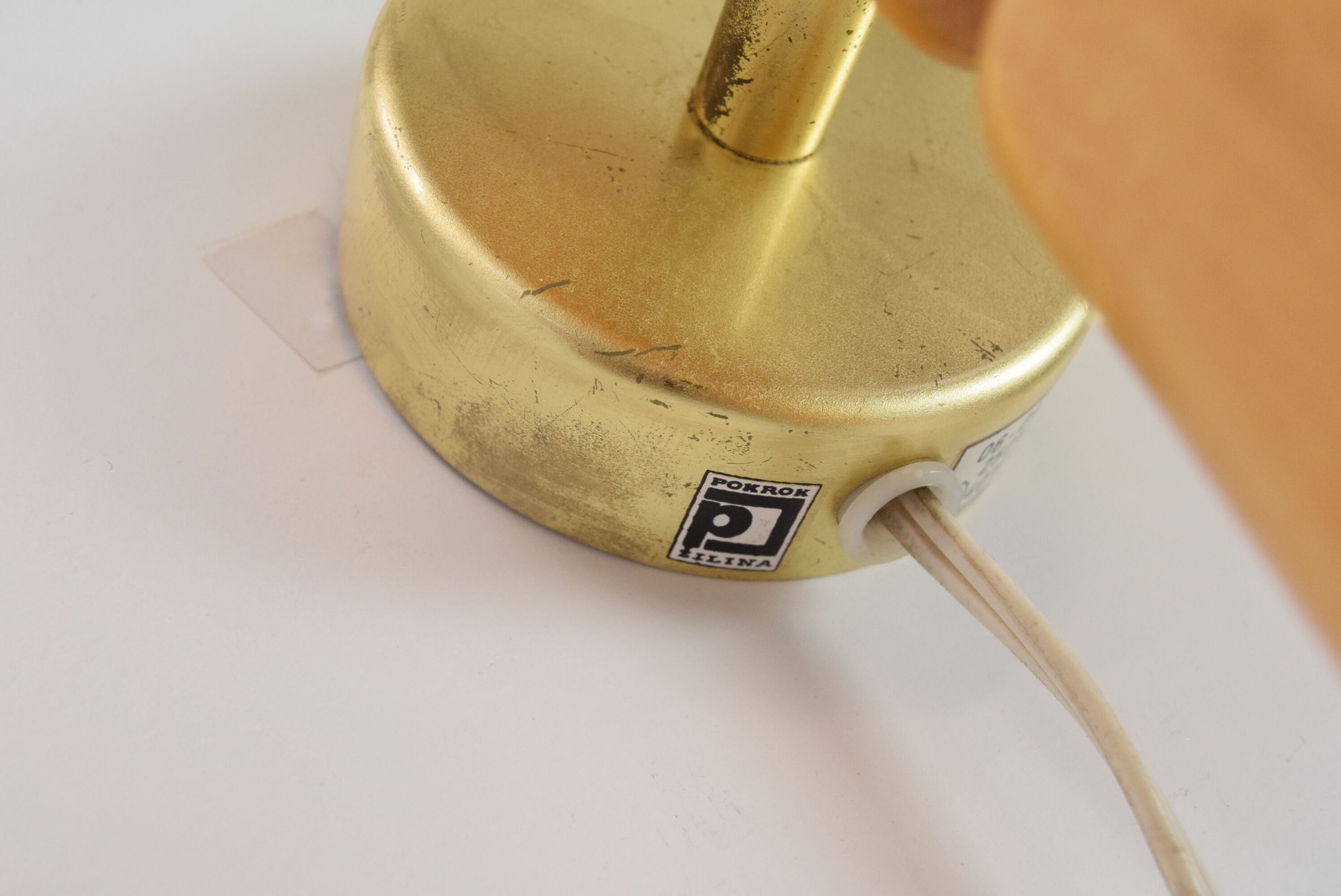 Mid-century wall lamp by Pokrok Zilina,1970's