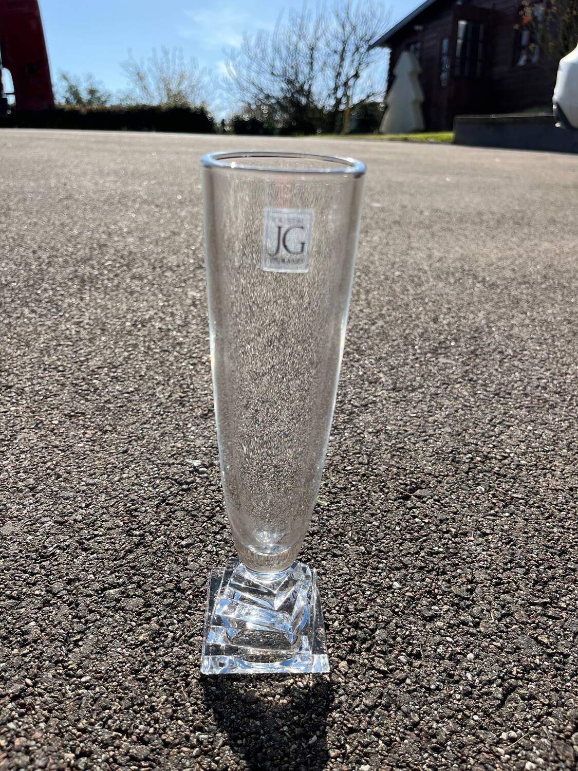 JG Durand crystal vase