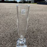 Vase en cristal jg Durand