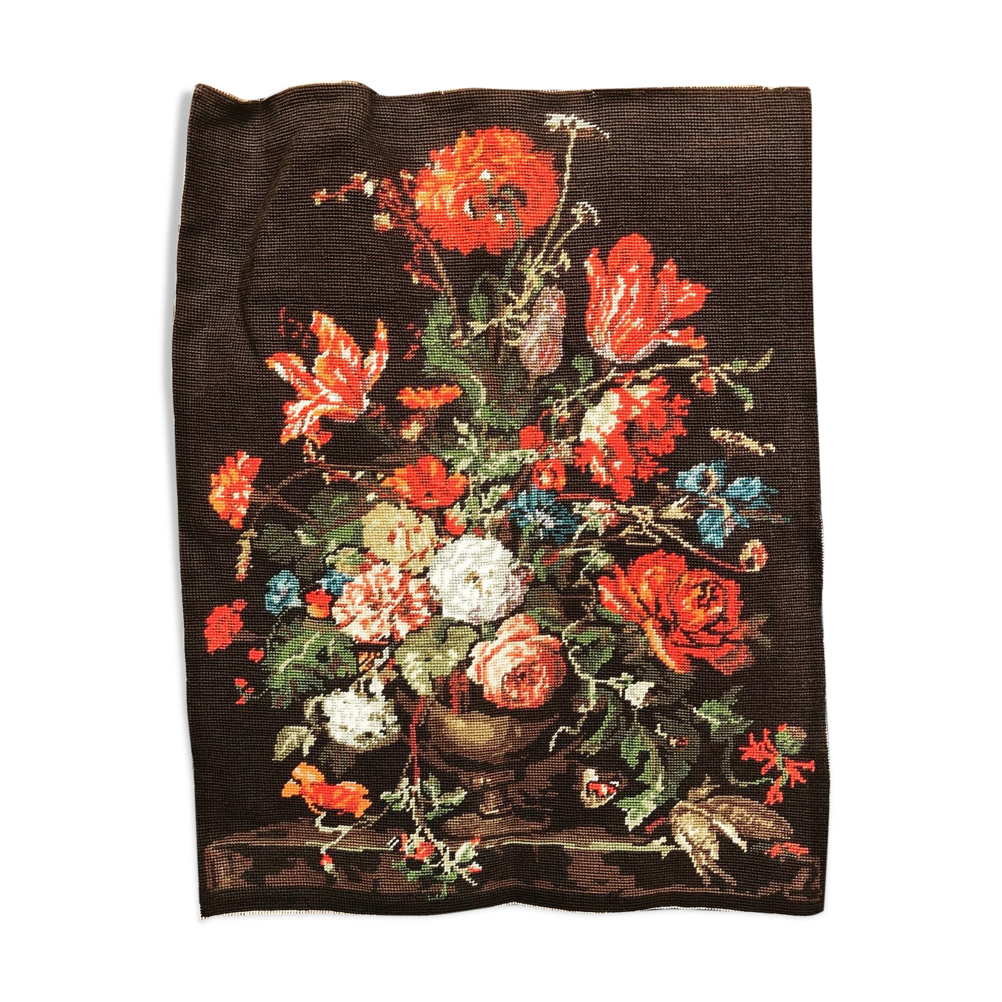 Floral wall tapestry