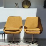 Pair of space age swivel chairs 70s