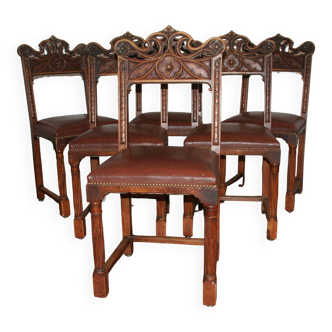 set of six chairs