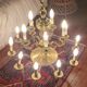 Lustre monumental en bronze