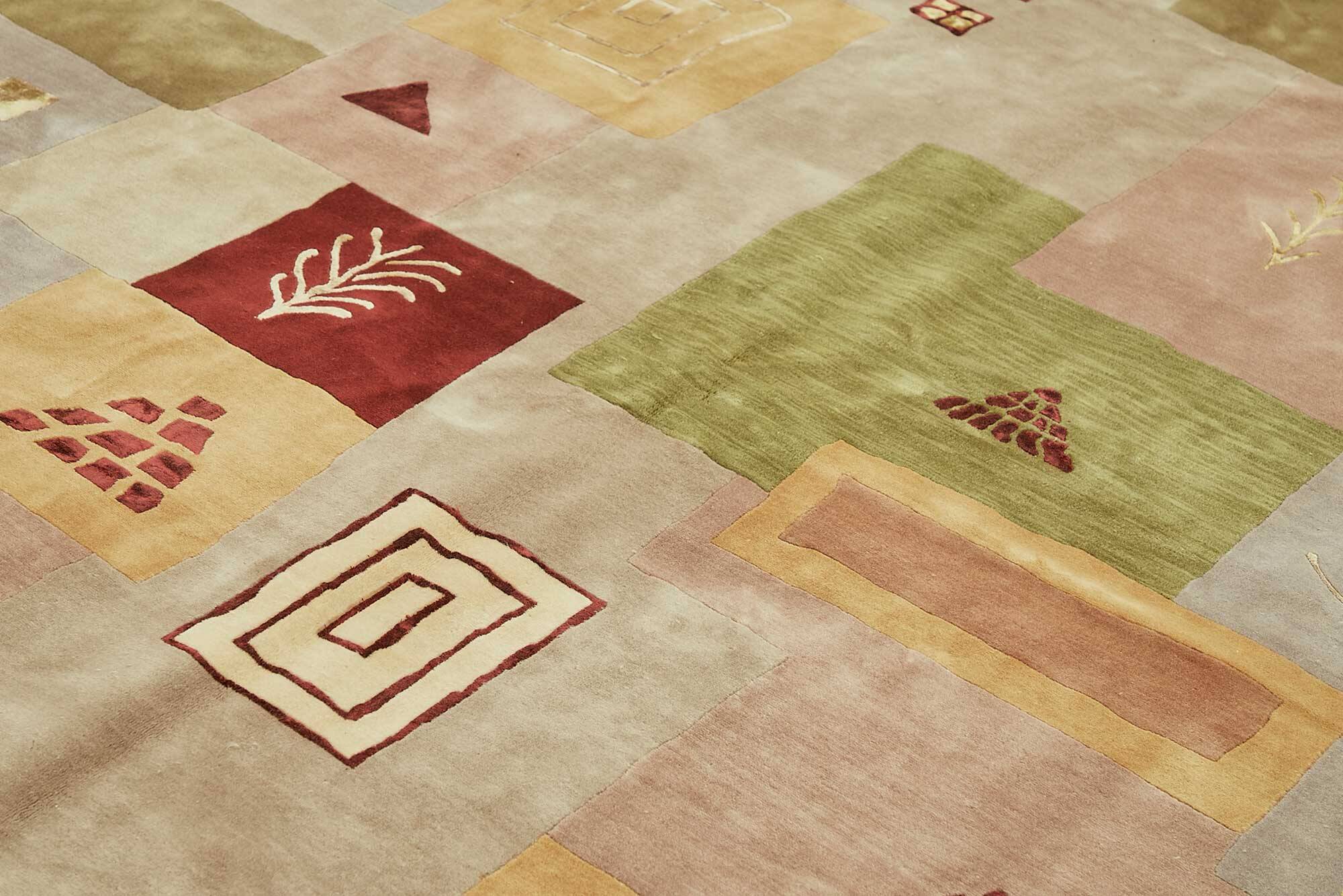 Turkish Handknotted Wool Oushak Rug 268 cm x 356 cm