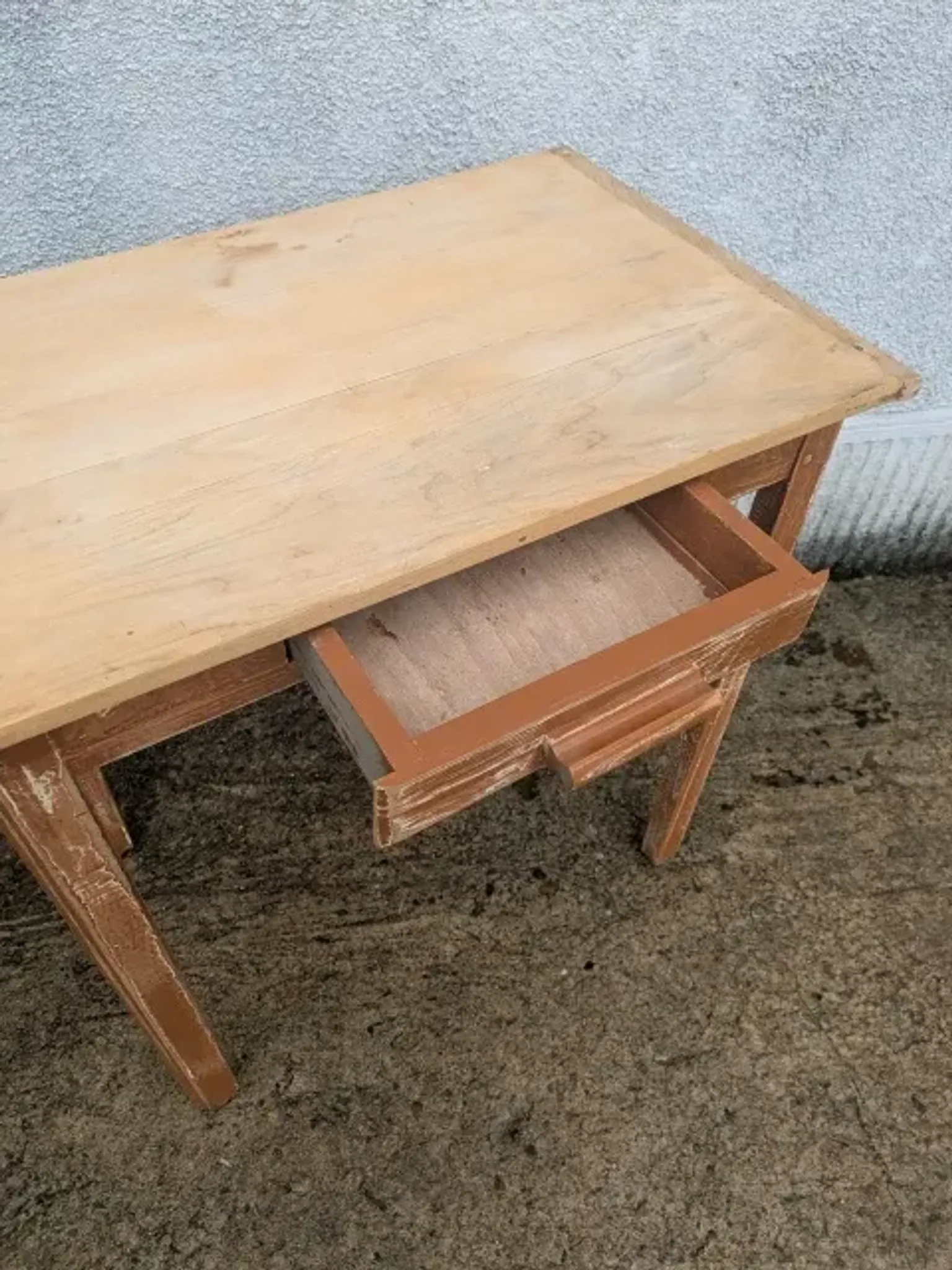 Petite table de ferme, console, bureau