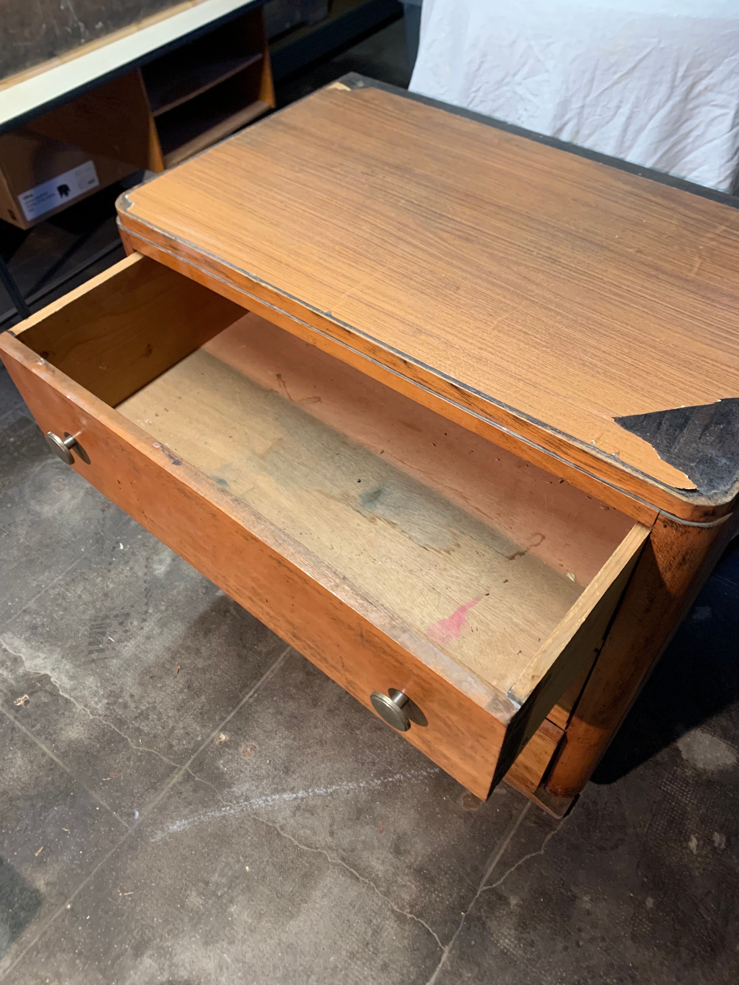 Chest of drawers mustache