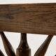 Oak armchair with three legs