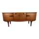 Buffet unique de style art déco des années 60 avec poignées en palissandre.