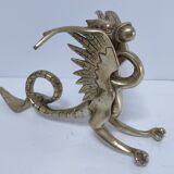 gold-plated chimera sculpture