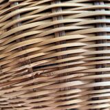 Asian wicker basket