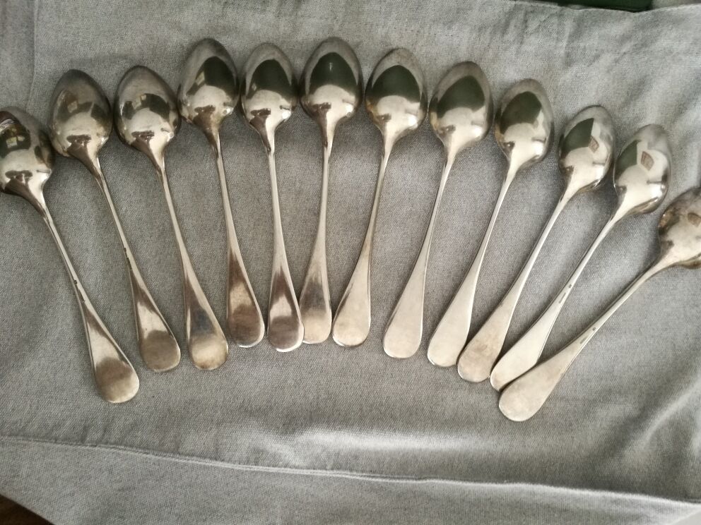 Set of christofle spoons and forks