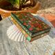 Hand painted wooden box