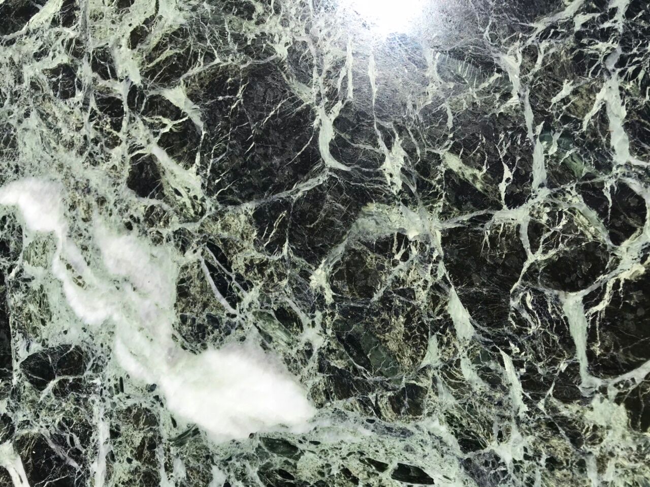 Green marble coffee table