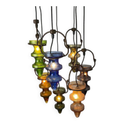 Brutalist stalactite chandelier by Nanny Still for Massive Belgium, 1960s