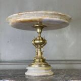 Coupe en onyx et bronze doré vers 1880