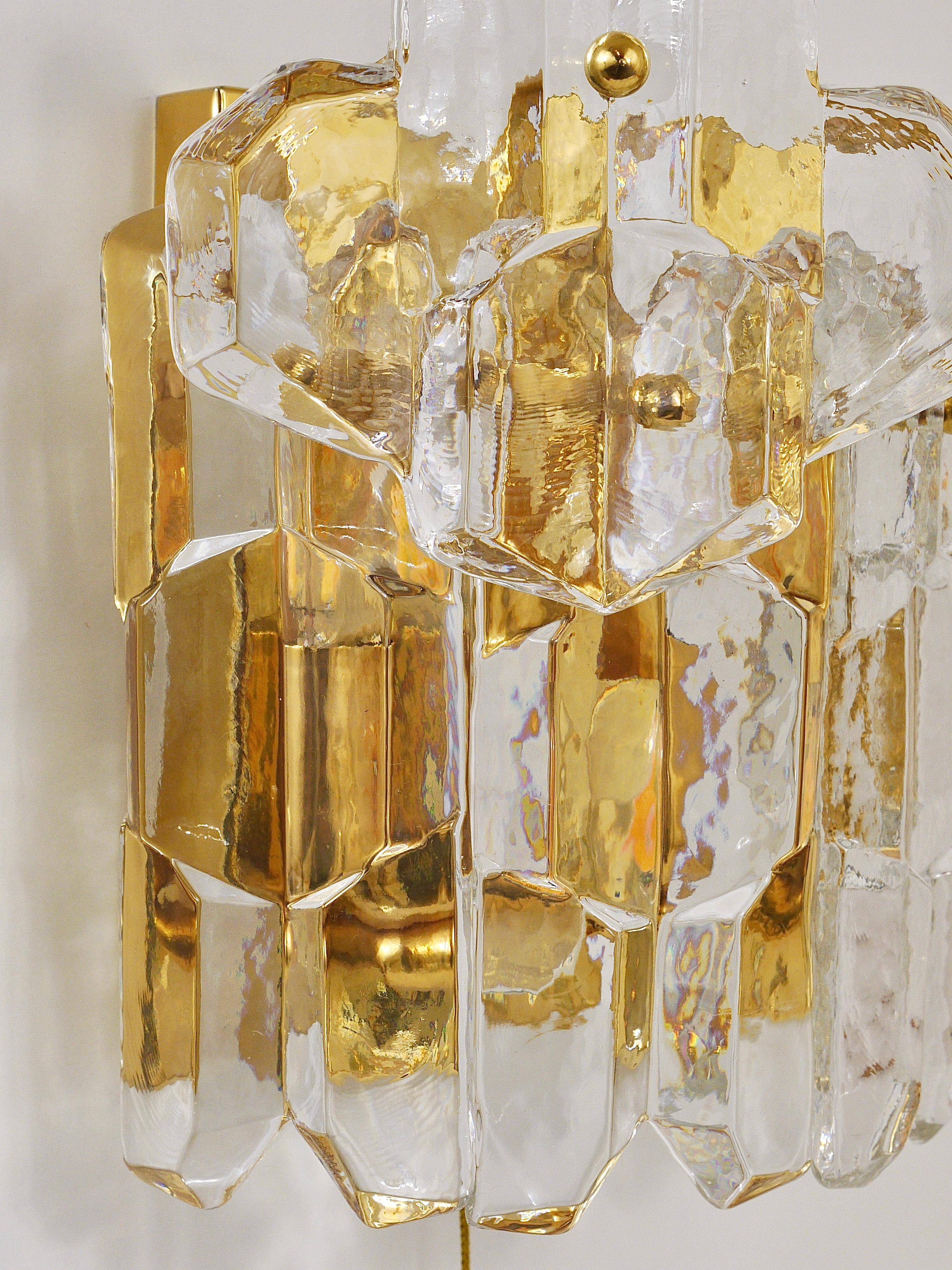 Palazzo Grand Model Wall Light by J.T. Kalmar - 1970