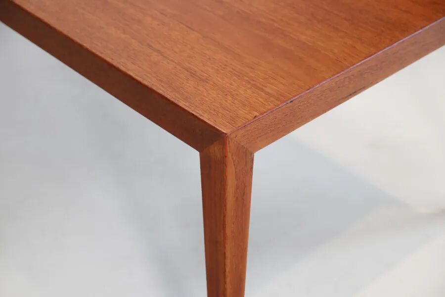 Table basse en teck Danish Severin Hansen pour Haslev