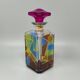 1970s Stunning Decanter or Decorative Bottle by Luigi Bormioli. Made in Ita