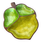 Solid Wood Appetizer Tray with 3 Compartments