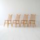 Ensemble de 4 chaises scandinaves Fanett par Ilmari Tapiovaara