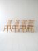 Ensemble de 4 chaises scandinaves Fanett par Ilmari Tapiovaara