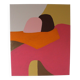 Dans tes bras , peinture couple 55x45cm