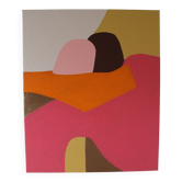 In your arms, couple painting 55x45cm