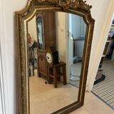 Grand miroir ancien de style Louis XV
