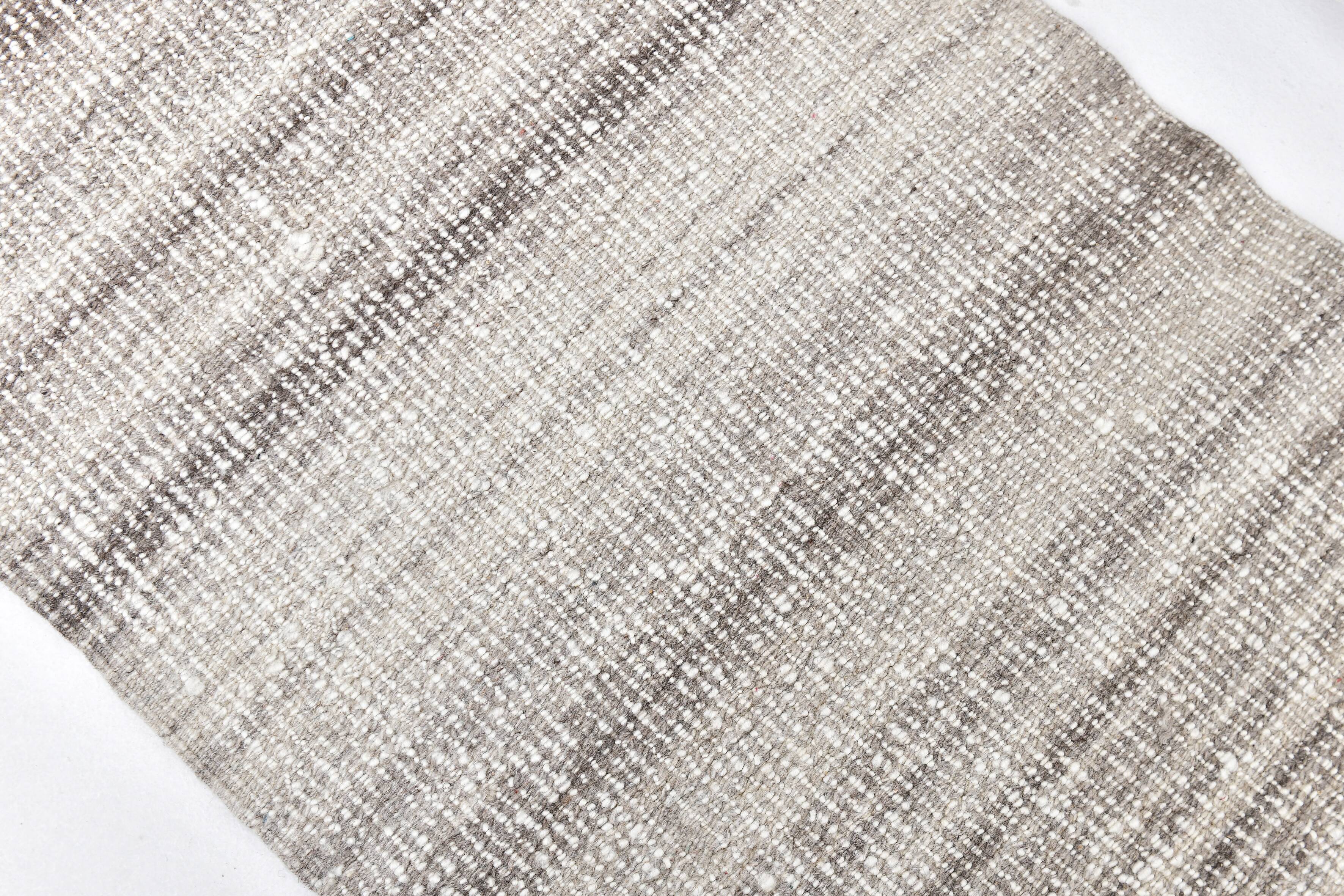 Cream brown wool runner rug, wool corridor rug for house , soft wool rug