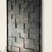 Table "Dark Matter" straw marquetry