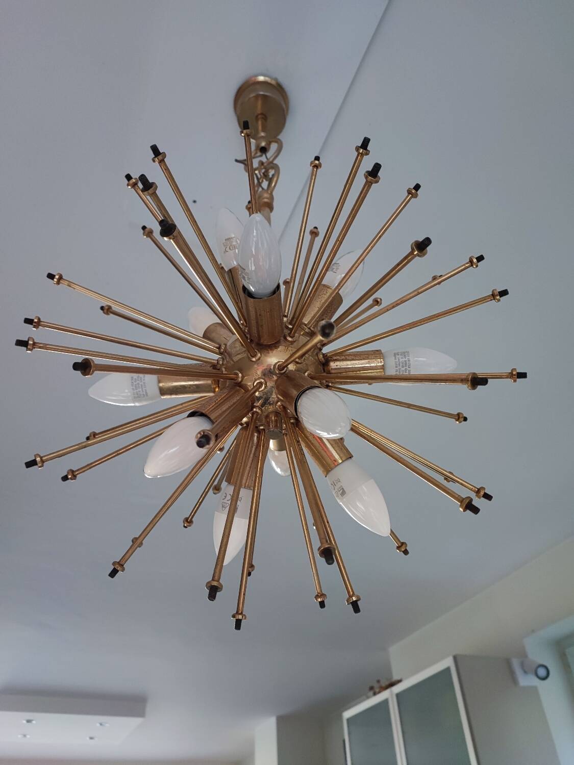 Val Saint Lambert crystal chandelier