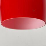 Glass pendant lamp of the mid-century Danish model by Jacob E. Bang for Fog & Mørup and Holmegaard, 1960s.