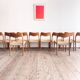 Set of 10 chairs 71 in teak by Niels O. Møller, JL Moller, Mid Century