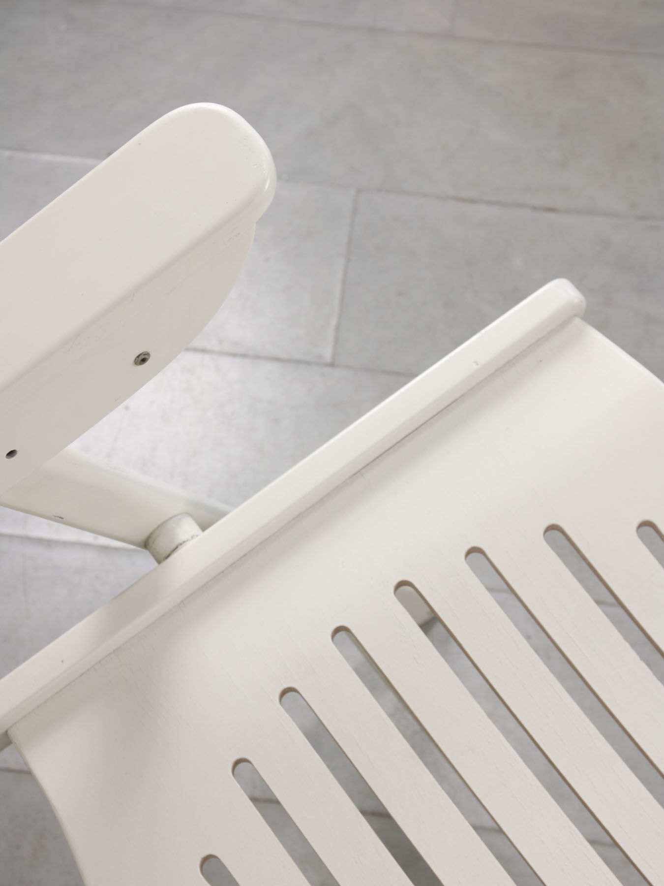 Vintage Danish Folding Armchair with 5 Positions