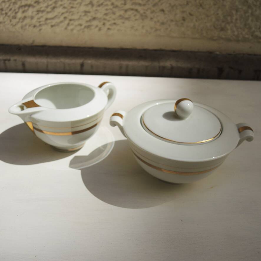 Antique A. Vignaud Porcelain Tea/Coffee Set