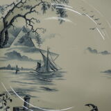 Set of four plates, Gien, fin XIxème