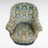 Toad armchair Flocked Velvet 1960