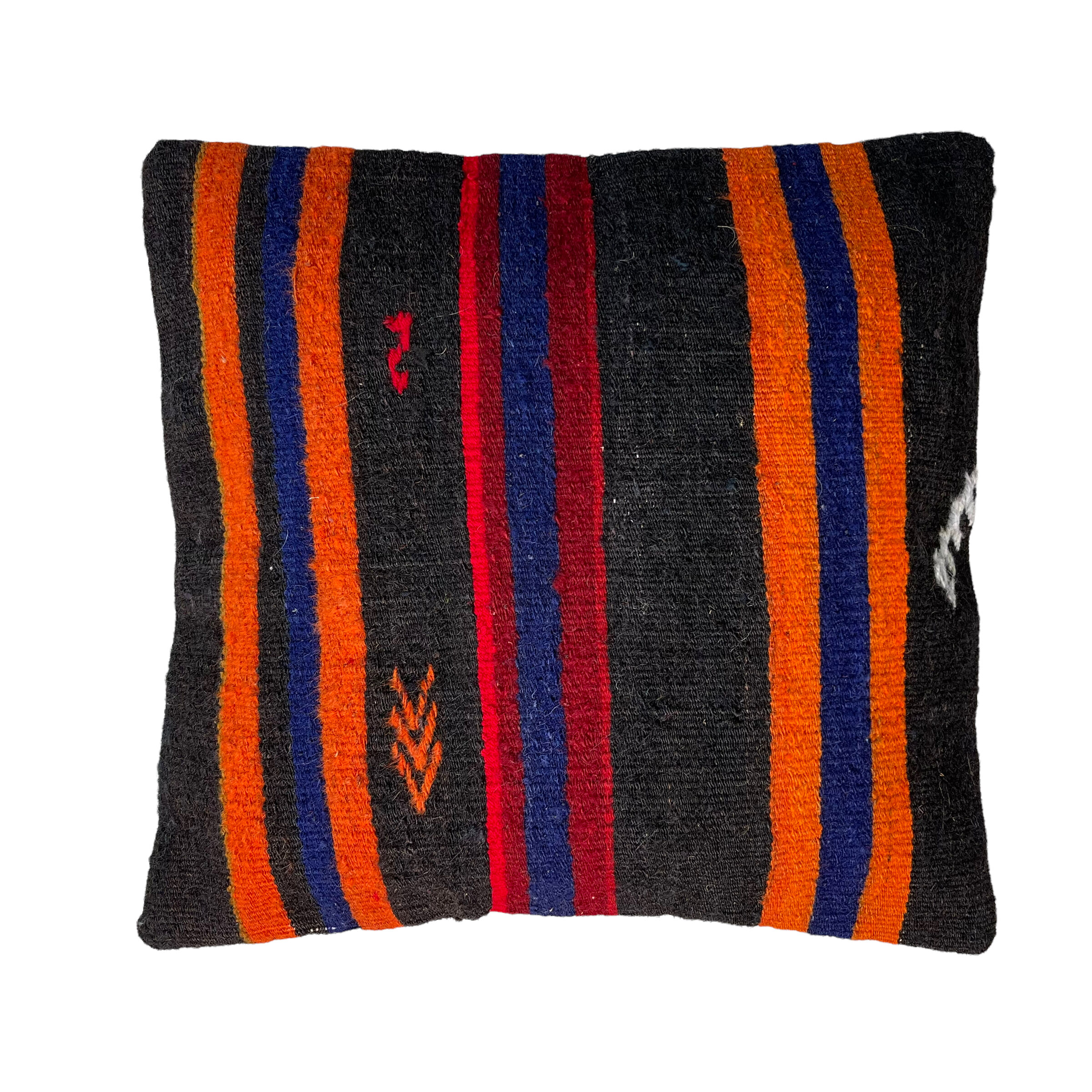 Housse de coussin kilim turc vintage, 40 x 40 cm