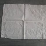 Taie d'oreiller d'enfant ancienne brodée