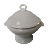 Soup tureen in opaque faience of Lunéville