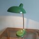Large vintage desk lamp (50cm) in green lacquered metal, 70s