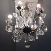 Antique chandelier with tassels