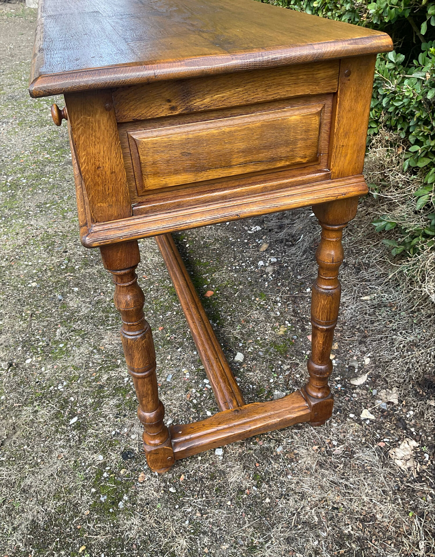 Ancienne console de ferme en bois Massif