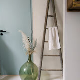 Old wooden farm scale patinated grey