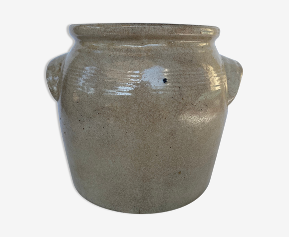 Pot en grès vernissé