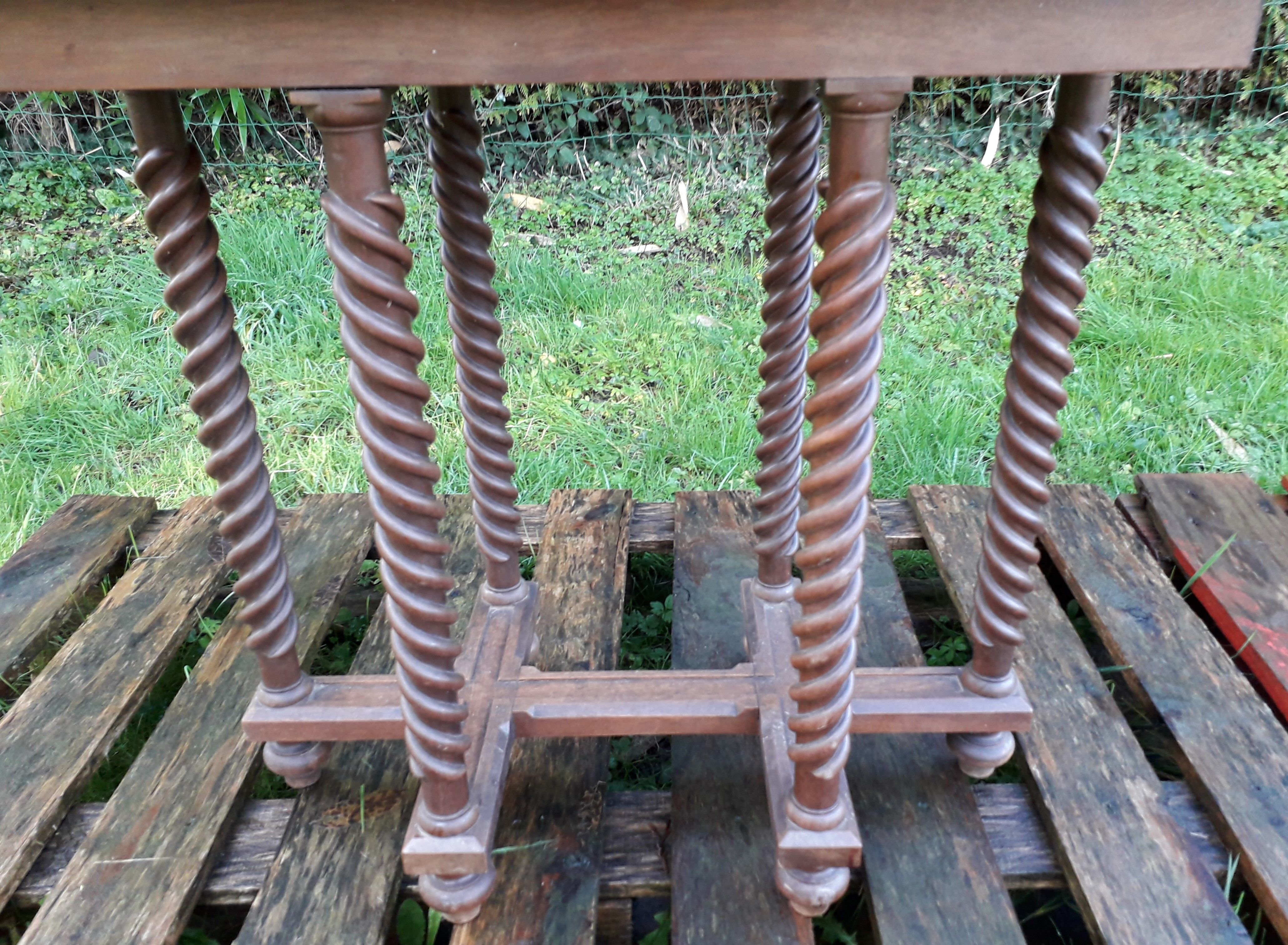 19th century wooden coffee table