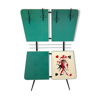 Mid-Century Italian Wall Mounted Coat Rack 'Joker'